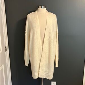 New! Aerie Cardigan Open Cream Size XL  NWT